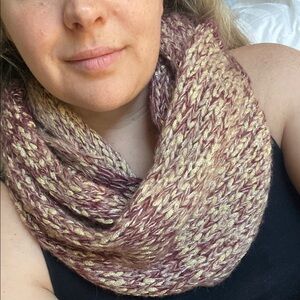 💜Chunky Knit Infinity Scarf